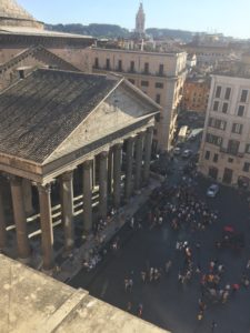 Pantheon from the rooftop bar